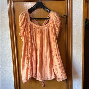 FREE PEOPLE gauze mini dress